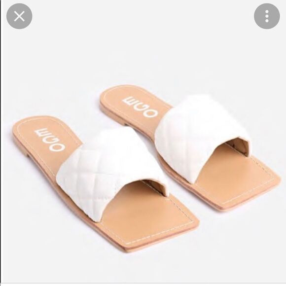 EGO Padded Quilted Sandals - Picture 1 of 4